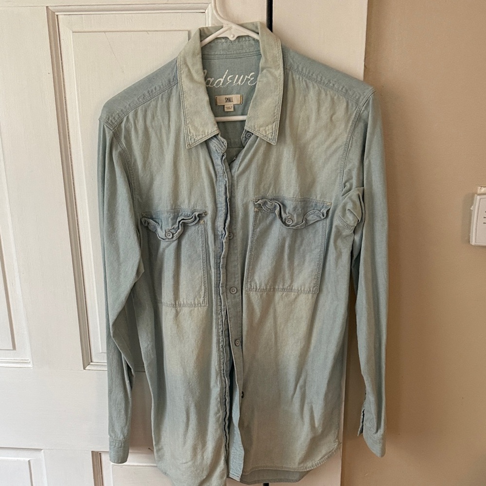 Madewell Light Blue Button Down Shirt